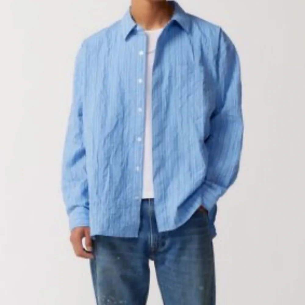 Standard Cloth Crinkle Stripe Shirt - Picture 1 of 5
